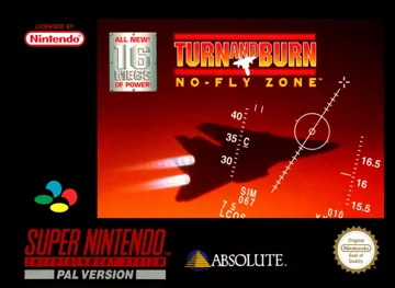 Turn and Burn - No-Fly Zone (Europe) box cover front